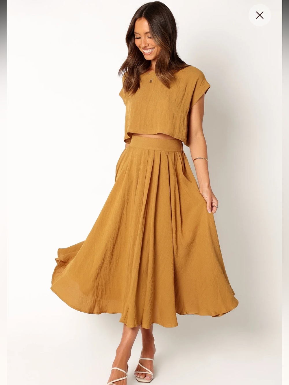 Petal & Pup Bessie Two Piece Set Mustard Size L MABLE - Picture 2 of 7